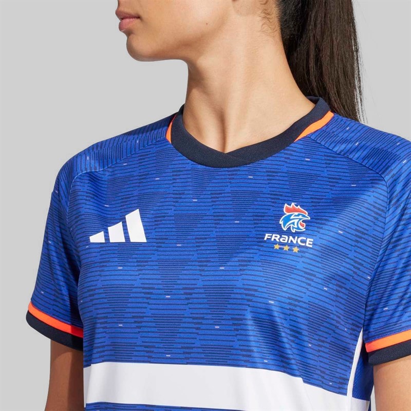 Womens FFHB France Handball 25/26 Home Replica Jersey Semi Lucid Blue - Image 4