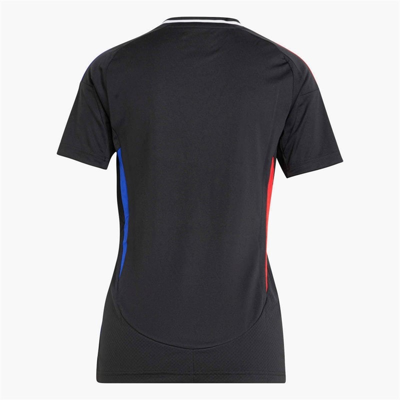 Womens OL Olympique Lyon 24/25 Away Jersey Black - Image 2