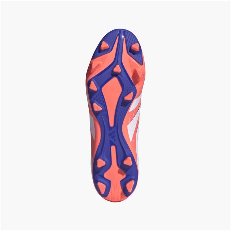 Mens Predator Club FG/MG Firm/Multi Ground Football Boots Signal Coral/Cloud White/Beam Orange - Image 2