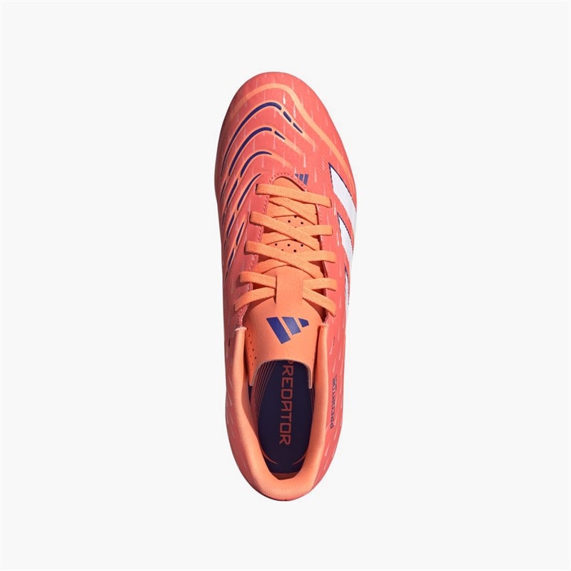 Mens Predator Club FG/MG Firm/Multi Ground Football Boots Signal Coral/Cloud White/Beam Orange - Image 4