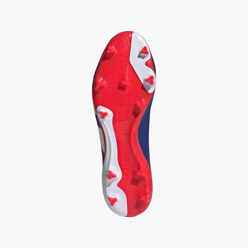 Mens Predator League Advancement Pack FG Firm Ground Football Boots Lucid Blue/Cloud White/Solar Red - Image 2