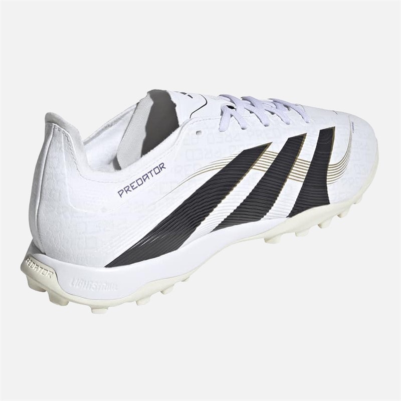 Mens Predator League TF Astro Football Boots Cloud White/Core Black/Gold Metallic - Image 3