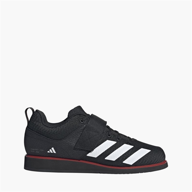 Mens Powerlift 5 Weight Lifting Training Shoes Core Black/Cloud White/Pure Ruby - Image 1