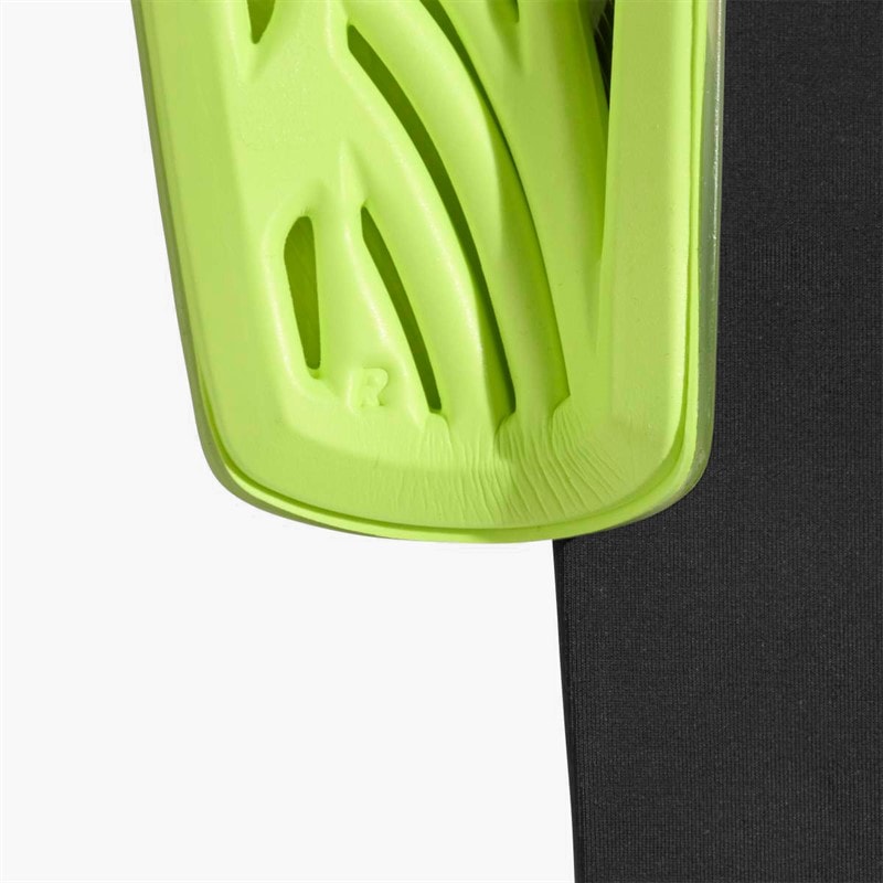 Mens Tiro League Slip In Shin Guards Lucid Lemon/White/Lime Burst - Image 2
