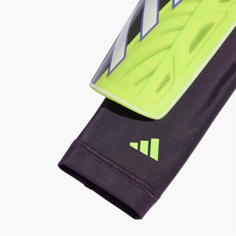 Mens Tiro League Slip In Shin Guards Lucid Lemon/White/Lime Burst - Image 3