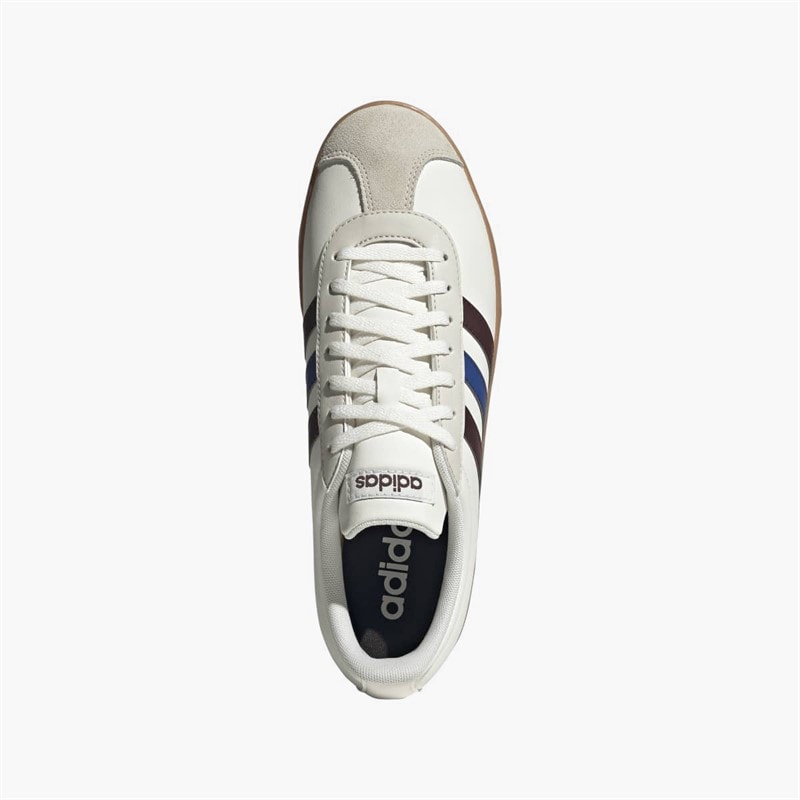 VL Court Base Trainers Cloud White/Aurora Ruby/Royal Blue - Image 4