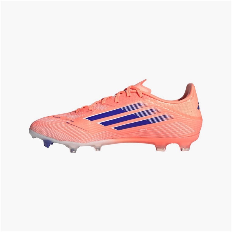 adidas Mens F50 League FG/MG Firm/Multi Ground Football Boots Beam Orange/Lucid Blue /Cloud White - Image 5