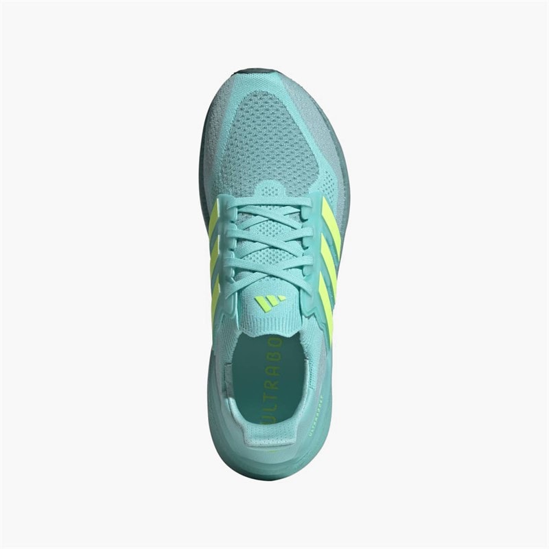 Mens Ultraboost 5 Neutral Running Shoes Flash Aqua/Lucid Lemon/Mint Ton - Image 4