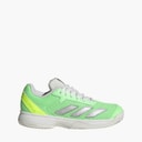 Junior Courtflash All Court Tennis Shoes Pure Teal/Silver Metallic/Lucid Lemon