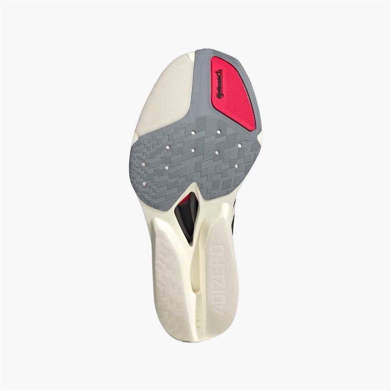 Mens Adizero Prime X3 Strung Neutral Running Shoes Cloud White/Core Black/Lucid Red - Image 2