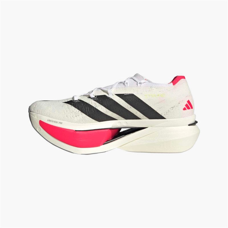 Mens Adizero Prime X3 Strung Neutral Running Shoes Cloud White/Core Black/Lucid Red - Image 5