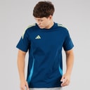 Mens Tiro 24 T-Shirt Legend Marine/Peace Citrine