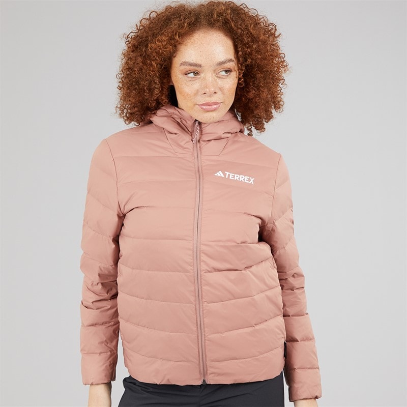 Womens Terrex Multi Essentials Climawarm Insulated Down Jacket Warm Clay - Image 3