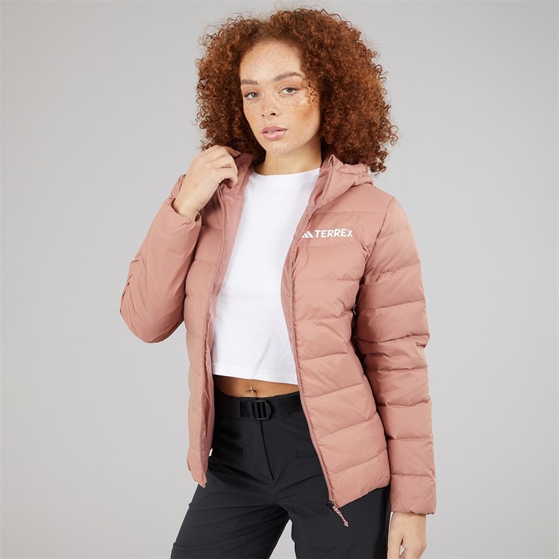 Womens Terrex Multi Essentials Climawarm Insulated Down Jacket Warm Clay - Image 4