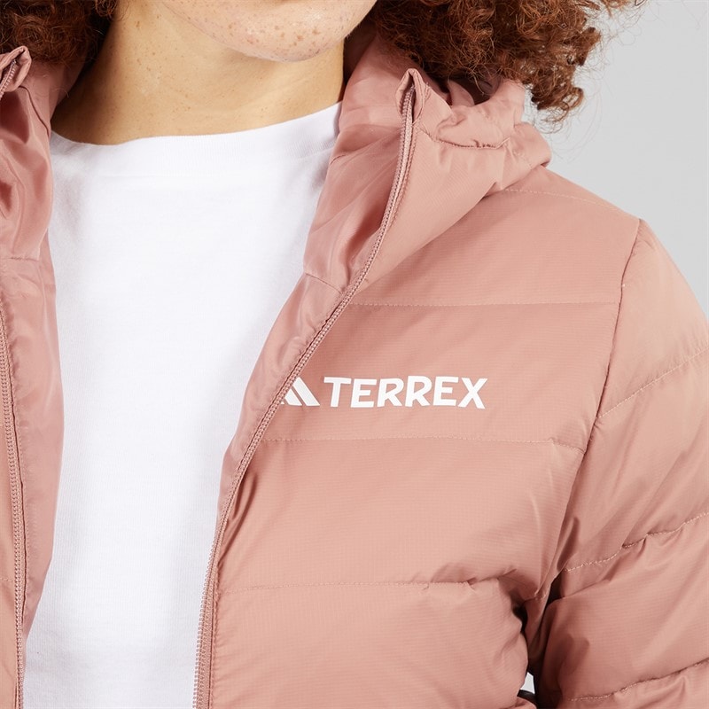 Womens Terrex Multi Essentials Climawarm Insulated Down Jacket Warm Clay - Image 5