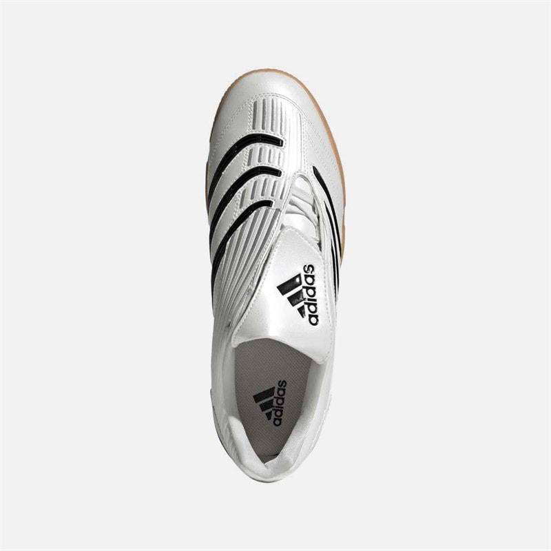 adidas Originals Mens Predator Sala Trainers Zero Metallic/Core Black/Gum 3 - Image 4