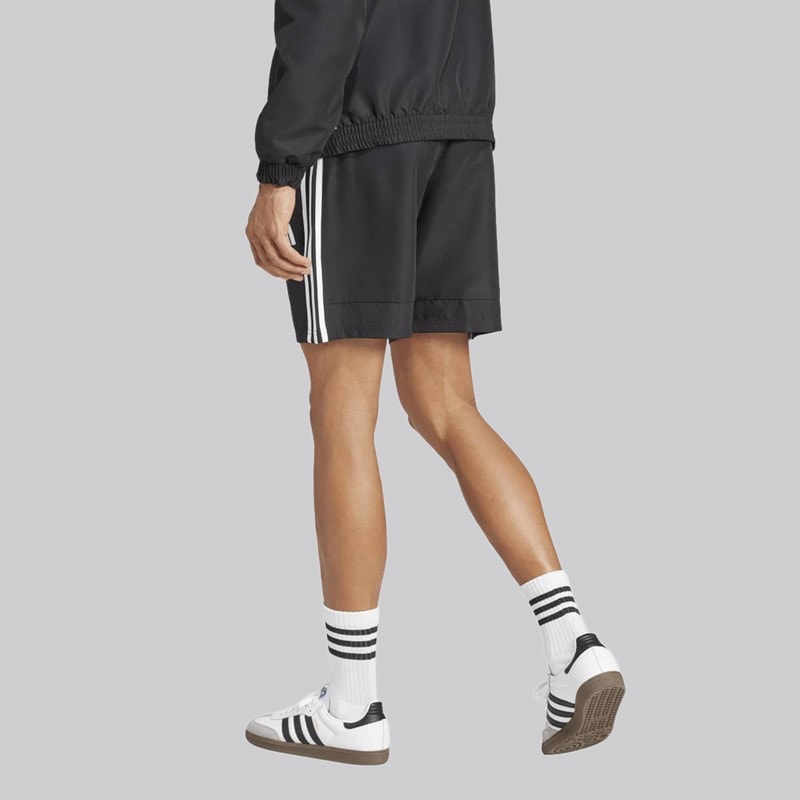 Mens Tiro 25 Essentials Woven Shorts Black/White - Image 2