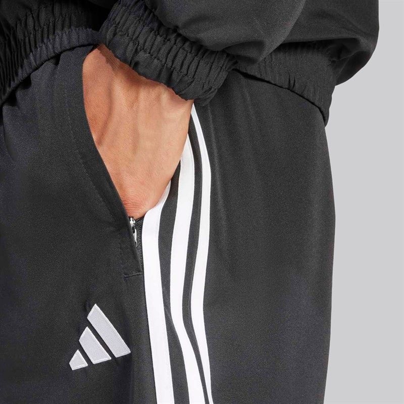 Mens Tiro 25 Essentials Woven Shorts Black/White - Image 3