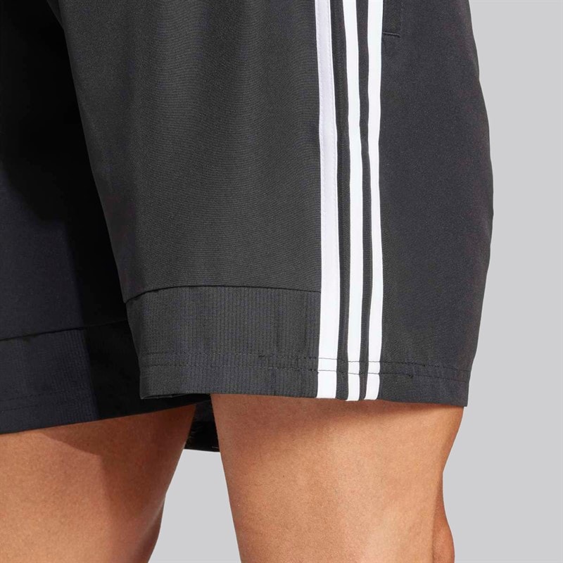Mens Tiro 25 Essentials Woven Shorts Black/White - Image 4