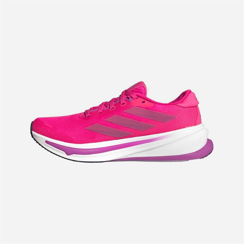 Womens Supernova Rise 2 Neutral Running Shoes Shock Pink/Purple Burst/Lucid Pink - Image 5
