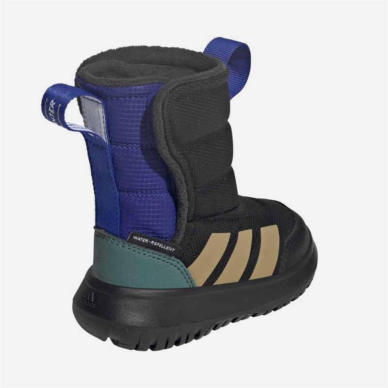 Infant Winterplay High Trainers Core Black/Khaki/Preloved Teal - Image 3