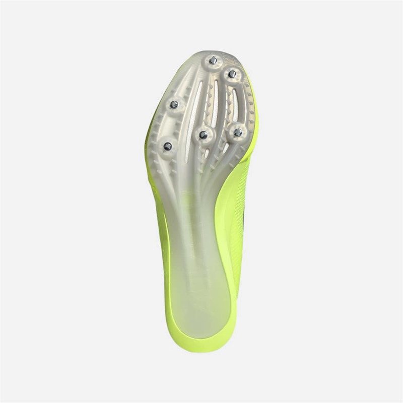 Adizero Finese Track Sprinting Spikes Lucid Lemon/Core Black/Halo Silver - Image 2