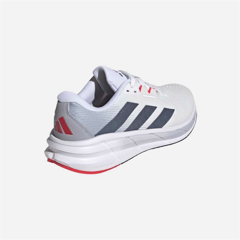 Mens Questar 3 Neutral Running Shoes Cloud White/Core Black/Pure Ruby - Image 3