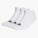 Sportswear Cushioned Three Pack Low Cut Ankle Socks White/Black