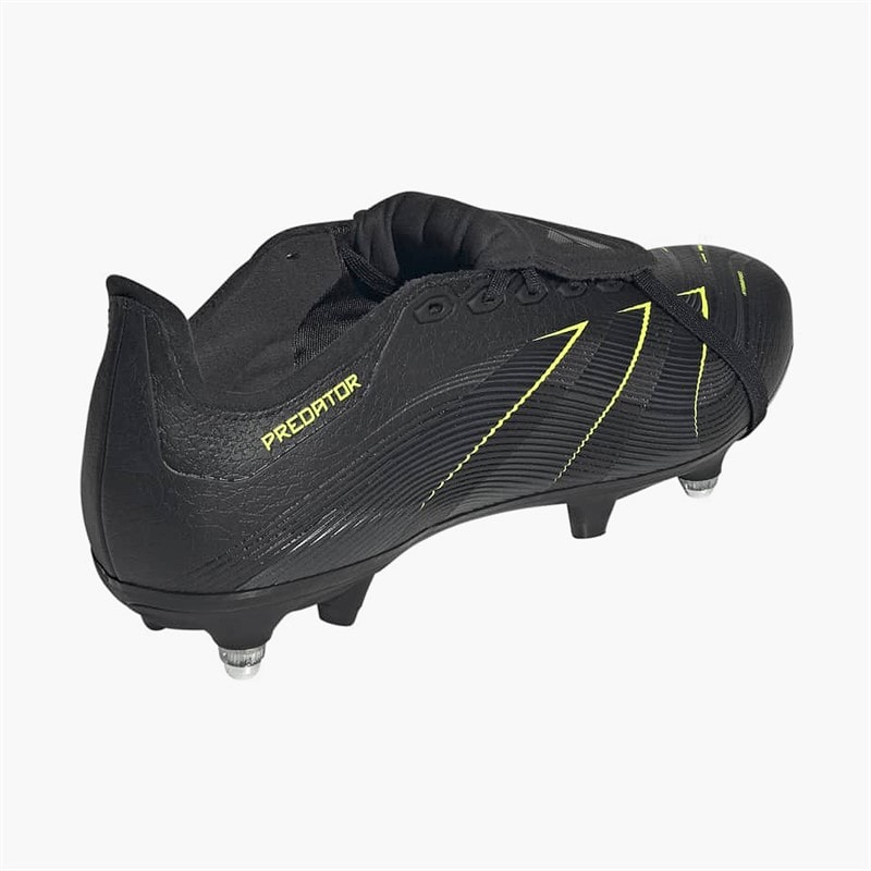 Mens Predator League Fold-Over Tongue Electric Stealth Pack SG Soft Ground Football Boots Core Black/Carbon/Lucid Lemon - Image 3