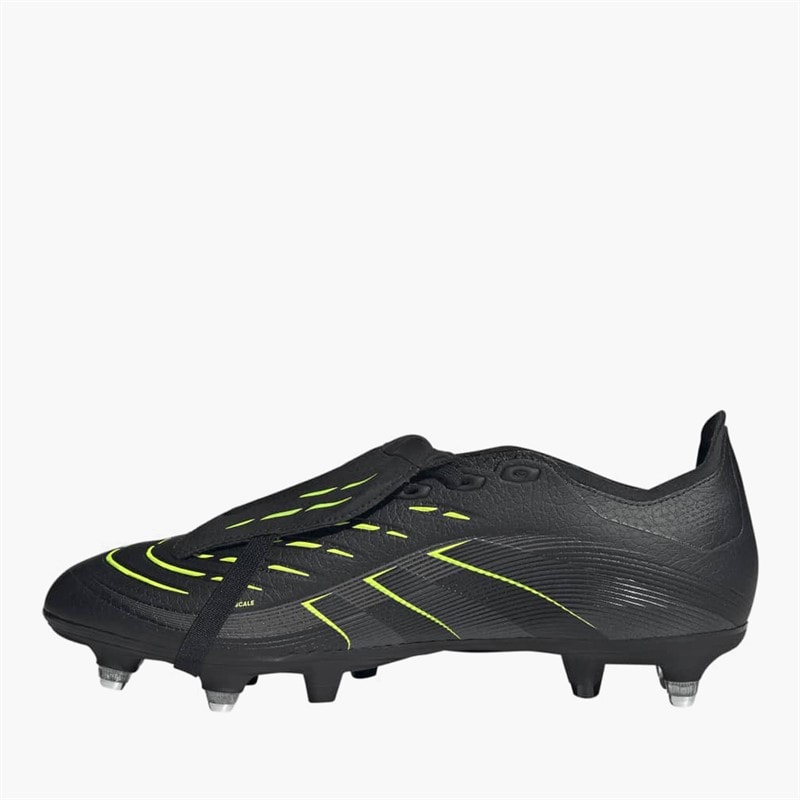 Mens Predator League Fold-Over Tongue Electric Stealth Pack SG Soft Ground Football Boots Core Black/Carbon/Lucid Lemon - Image 5