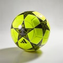 UEFA Champions League Club Training Football Solar Yellow/Black/Silver Metallic