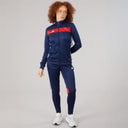 Womens Tiro 25 Essentials Tracksuit Navy Blue/Red