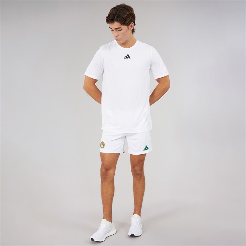 Womens HFF Hungarian FF Home Shorts White - Image 4