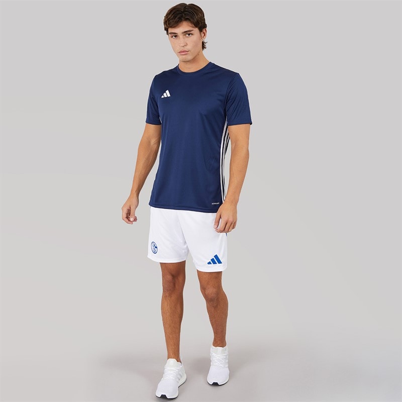 Mens FC Schalke 04 24/25 Home Shorts White - Image 4