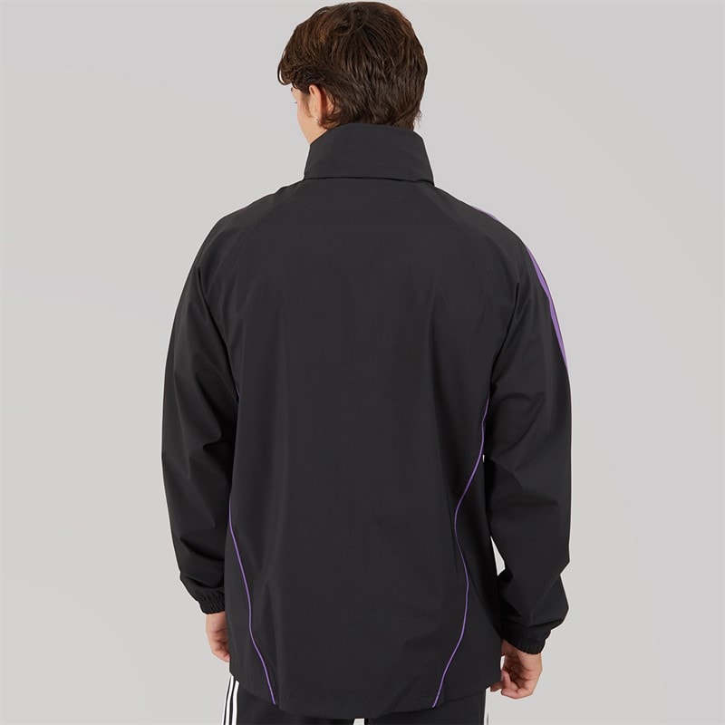 Mens DFB Germany 2024 Waterproof Rain Jacket Black - Image 2