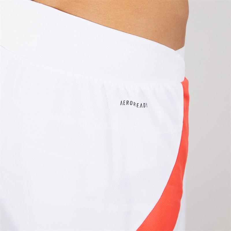 Mens MUFC Manchester United 24/25 Home Authentic Shorts White - Image 5