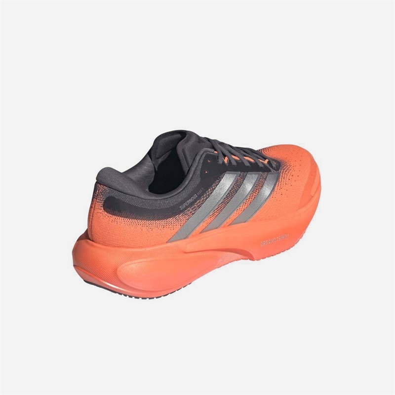 Mens Supernova Rise 3 Neutral Running Shoes Aurora Onix/Silver Metallic/Lucid Orange - Image 3