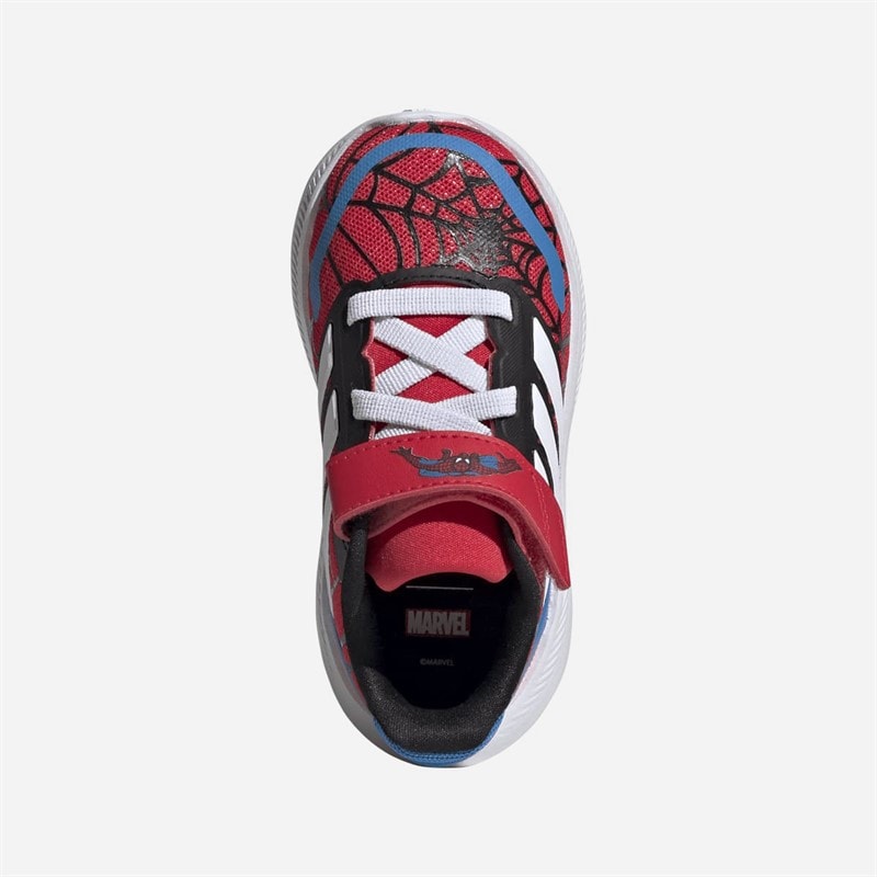 Infant x Marvel Spider-Man Runfalcon 3.0 Trainers Pure Ruby/Cloud White/Bright Blue - Image 4
