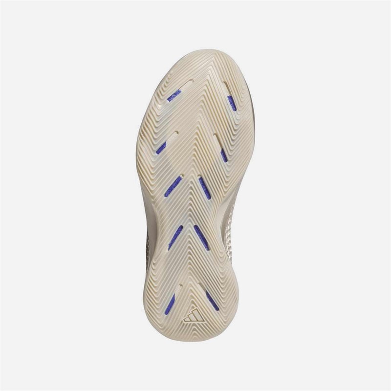 Mens Anthony Edwards 1 Low 'Champagne' Basketball Shoes Champagne Met/Core Black/Lucid Blue - Image 2