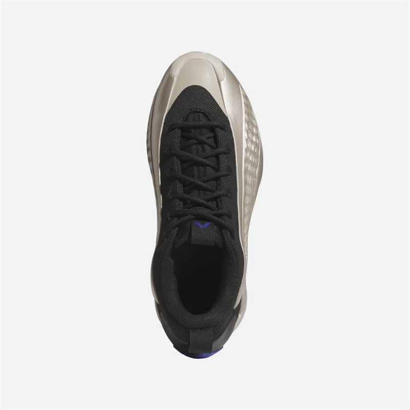 Mens Anthony Edwards 1 Low 'Champagne' Basketball Shoes Champagne Met/Core Black/Lucid Blue - Image 4