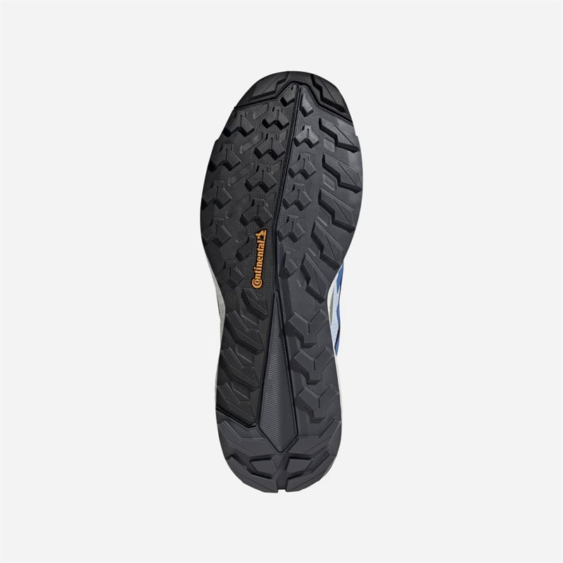 Mens Terrex Free Hiker Low Gore-Tex Waterproof Hiking Shoes Legend Ink/Ray Blue/Crystal Sky - Image 2