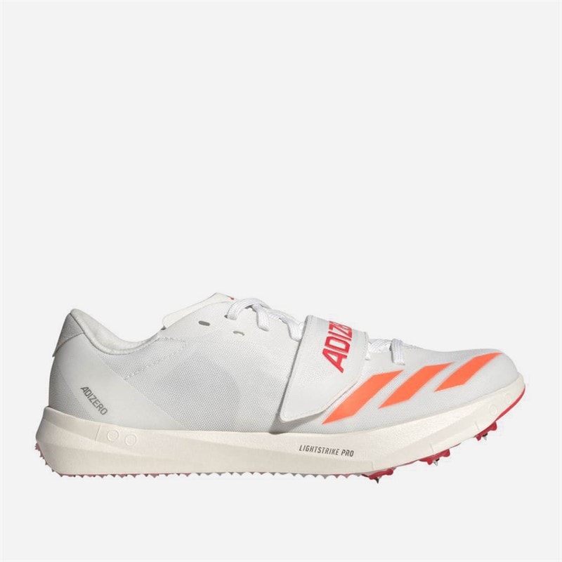 adidas Adizero Triple Jump Track And Field Spikes Cloud White/Lucid Orange/Lucid Red