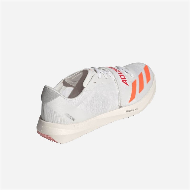 Adizero Triple Jump Track And Field Spikes Cloud White/Lucid Orange/Lucid Red - Image 3
