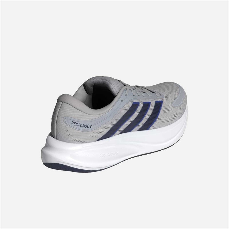 Mens Response 2 Neutral Running Shoes Grey Two/Dark Blue/Lucid Blue - Image 3