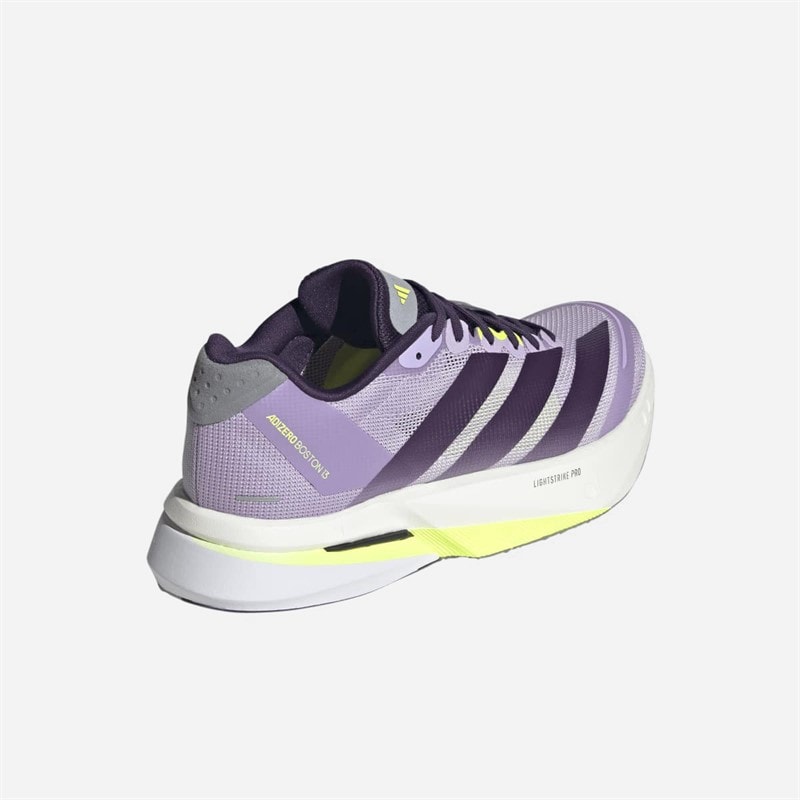 Womens Adizero Boston 13 Neutral Running Shoes Powder Plum/Aurora Plum/Preloved Violet - Image 3