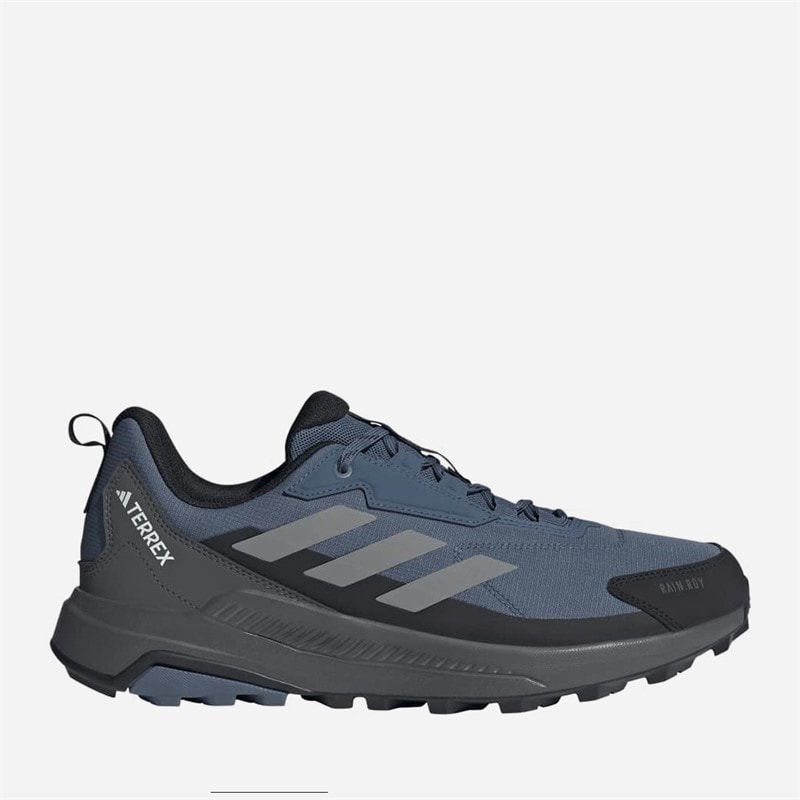 adidas Mens Terrex Anylander Rain.RDY Hiking Shoes Wonder Steel/Grey Three/Core Black