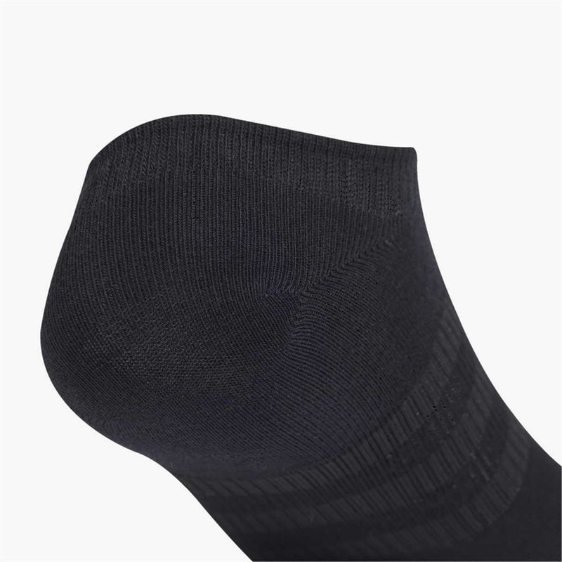 Sportswear Thin And Light Three Pack No Show Socks Black/White - Image 4