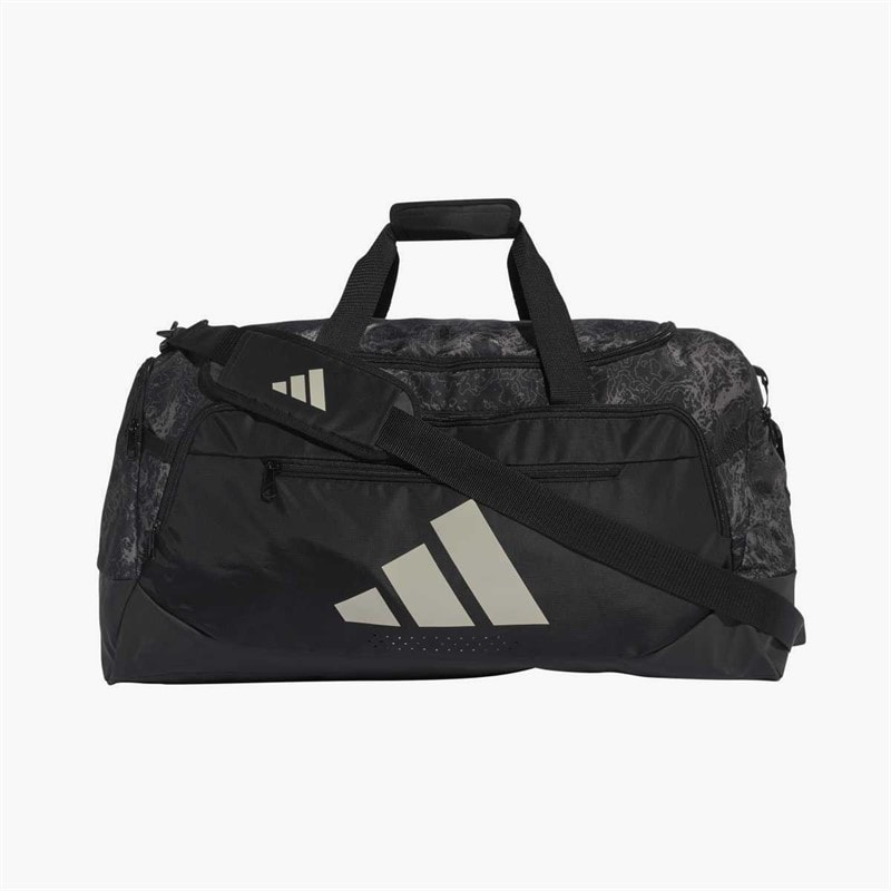 adidas Defender Graphic Medium Duffel Bag Black/Beige