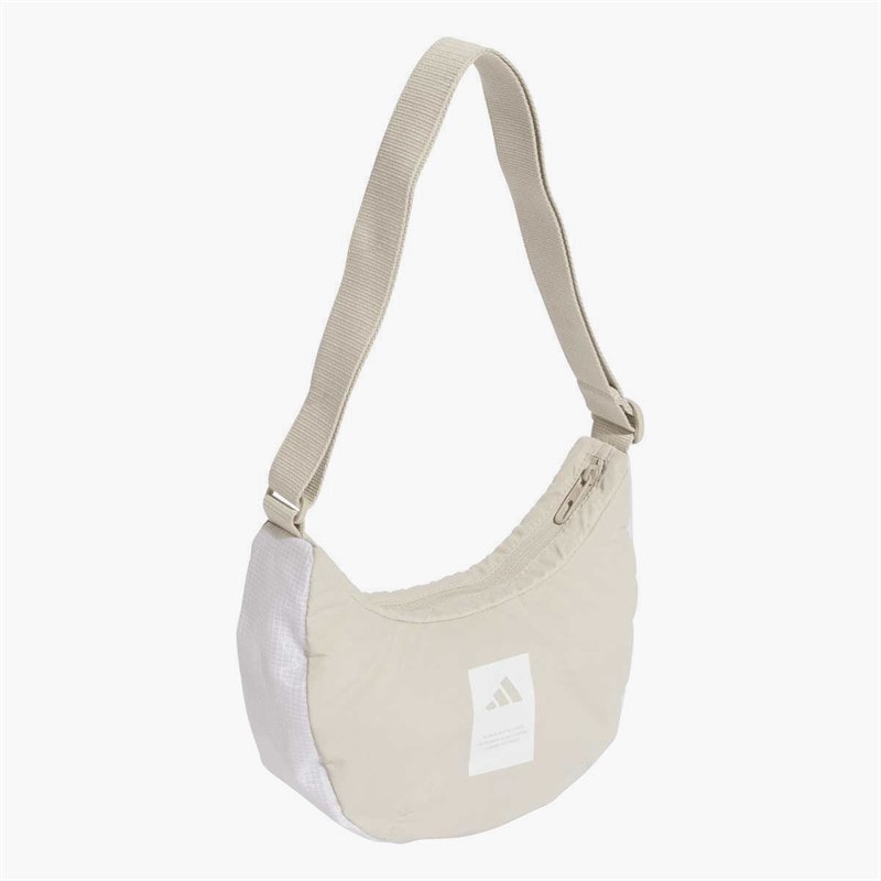Classic Summer Cross Body Bag Beige/White - Image 3