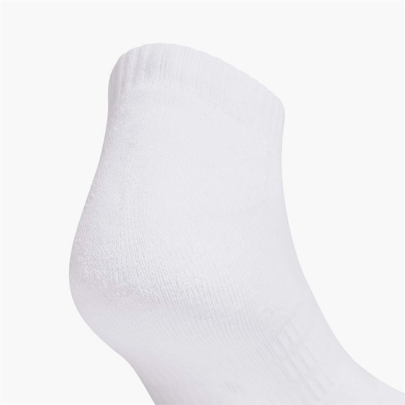 Essentials Cushioned Three Pack Low Cut Ankle Socks White/White/Grey Five - Image 4